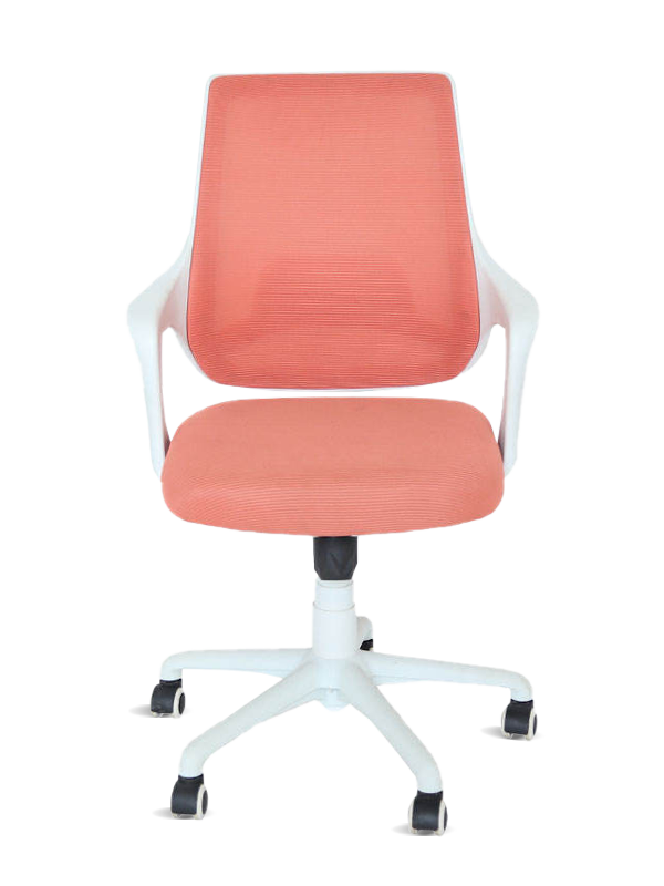 Ny svankstöd Bekväm Mesh Swivel Orange kontorsstol 