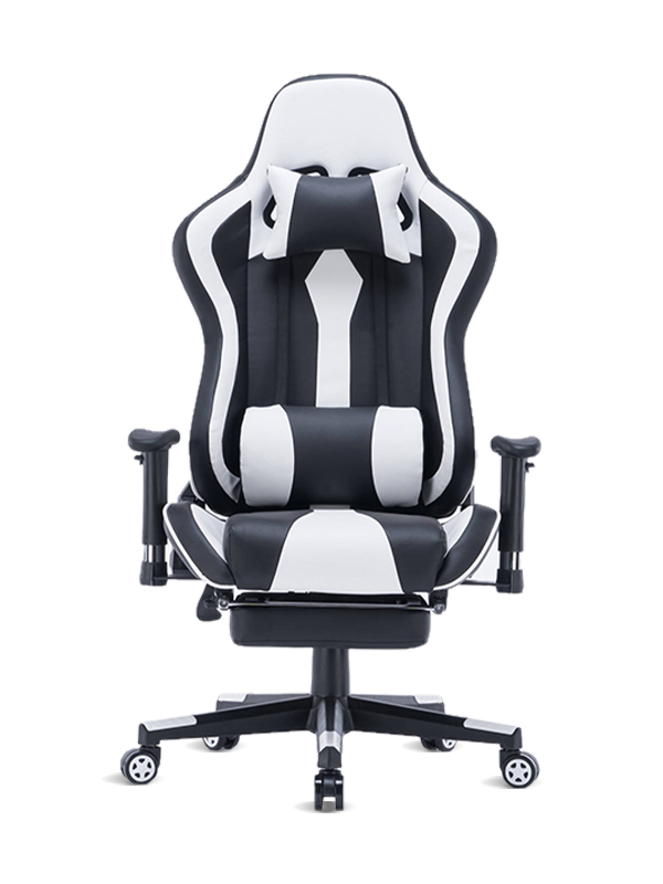 ANJI Modern Black White Gaming Soffa Stol För Gamer 