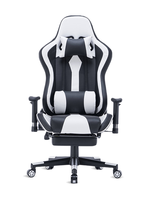 Ny design Ergonomisk PC Computer Racing Stolar Office White RGB Gaming Stol 