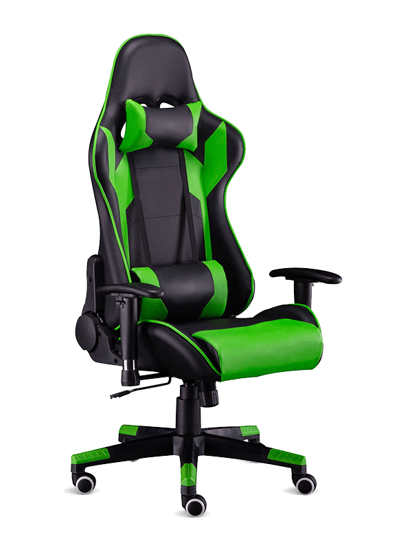 Kina Professionell Tillverkning PU PVC Racing Läder Blå Gaming Stol 