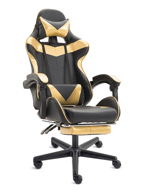 Grossist billigt kontor Ergonomisk 2D Armrestracing Style Läder Swivel Recliner Pro Datorspel Pc Gaming Stol 