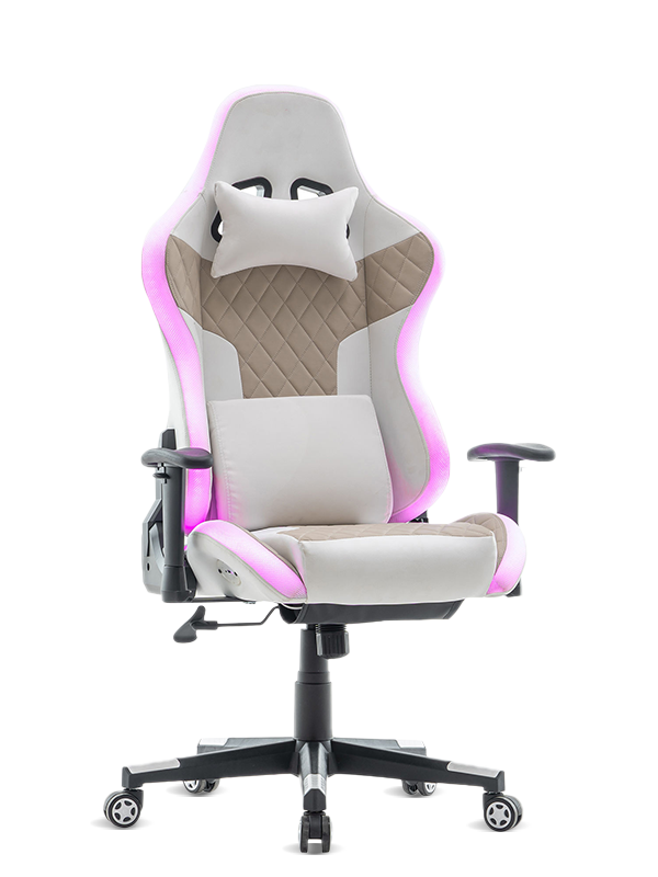 2022 Best New Reclining Office Chair LED RGB gaming stol med lampor och högtalare 